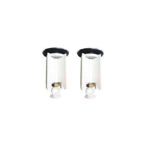 2 bouchons de lavabo Bouchon de lavabo universel 40mm Bouchon de lavabo Bouchon de lavabo de salle de bain Bouchon de vidange réglable en hauteur pour vidange de lavabo et bidet (1/3)