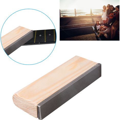Lime de nivellement 17cm pour instruments à cordes - Outil professionnel de lutherie pour guitare, basse, ukulele (1/5)
