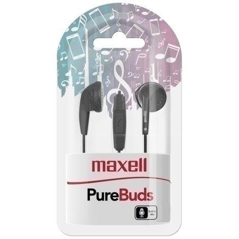 AURICULARES MAXELL BOTON NEGRO M668