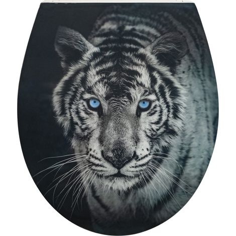Primaster WC-Sitz mit Absenkautomatik Tiger 3D (1/3)