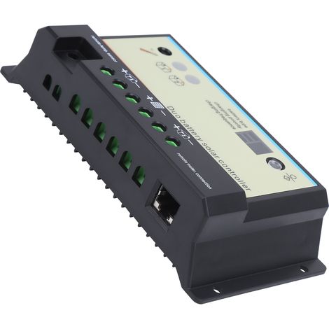 Solarladeregler aus Kunststoff für zwei Batterien, Wohnmobil, 8-poliger RJ45-Anschluss, EPIPDB-COM, 12/24 V DC (DB-20 A) (1/5)