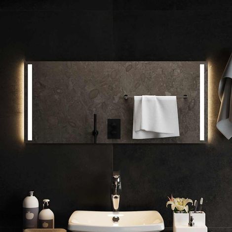 Miroir de salle de bain LED 90x40 cm