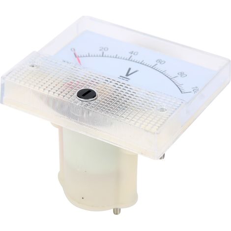 Voltmètre à aiguille CC, panneau de mesure de tension, instrument de mesure 85C1 CC 0100 V (1/5)