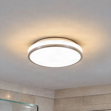 Lindby Lámpara de techo 'Lyss' en Blanco Vidrio (1/5)