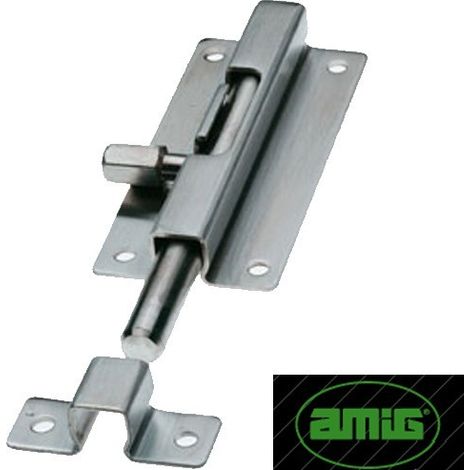 Pasador sobreponer acero inox 80MM 18/8 800 Amig