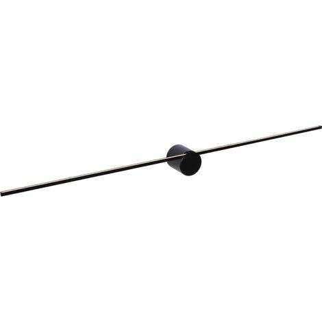 Applique murale salle de bains led 1x11w 2700k ip44 noir - lucide - mizar (1/2)