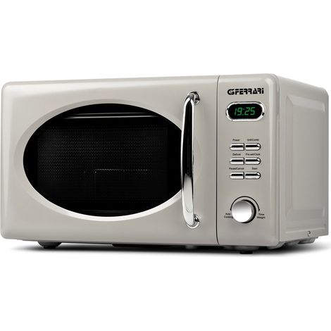 G3 Ferrari G10155 Vintage Digital Combinado Microondas "Sapormio Vintage", 1150 W, 20 litros, 8 programas, tiza (1/5)