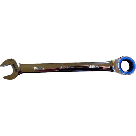 Clé à cliquet polygonale 18mm, 72 dents, Qualité Industrielle