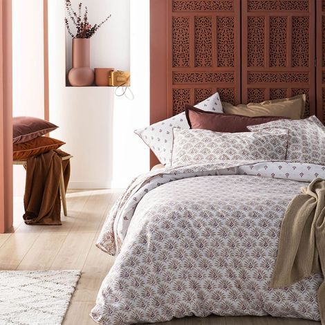 Housse de Couette imprimée en Percale de Coton, Palais des Vents, 240x220cm (1/4)