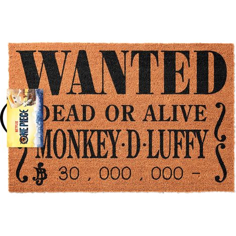 Felpudo de One Piece - Monkey D. Luffy (40 x 60 cm)