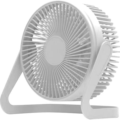 Ventilateur USB - Ventilateur de Bureau 15 cm - Réglable 360° - Silencieux - Pour Ordinateur Portable et Fixe - 1 Pièce
