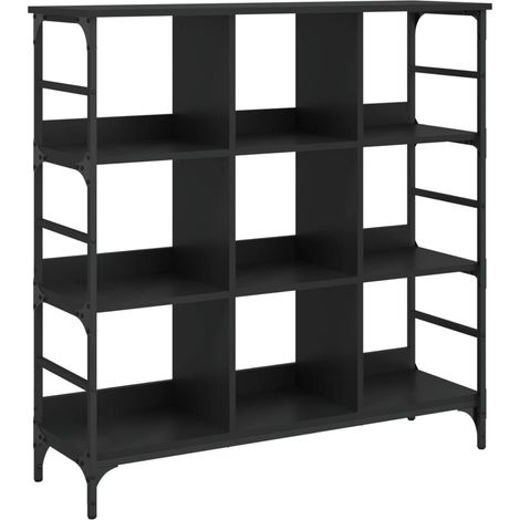Credenza buffet cassettiera mobile contenitore organizer cucina soggiorno soggiorno 102 x 32 x 103,5 cm derivati del legno nero 020035814