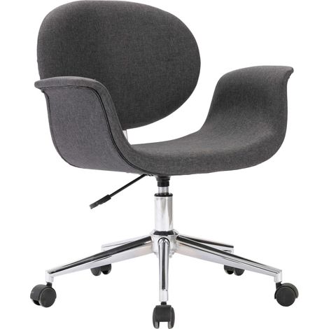 Maison Exclusive - Bürostuhl Drehbar Grau Stoff