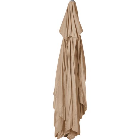 Marktschirm 300x400cm beige Aluminium/Textil