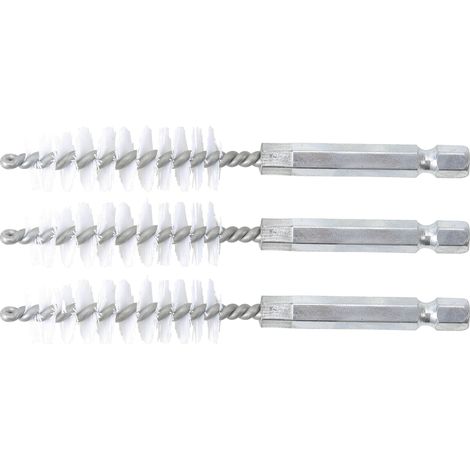 Spazzola in nylon 14 mm 6,3 mm (1/4") 3 pz. (1/4)