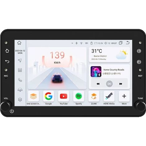 Autoradio, Dimensioni del display, Supporta diversi formati multimediali, Compatibile con Alfa Romeo 159/159 Sportwagon/Brera/Spider, Telecamera posteriore S6 AIPRO (1/2)