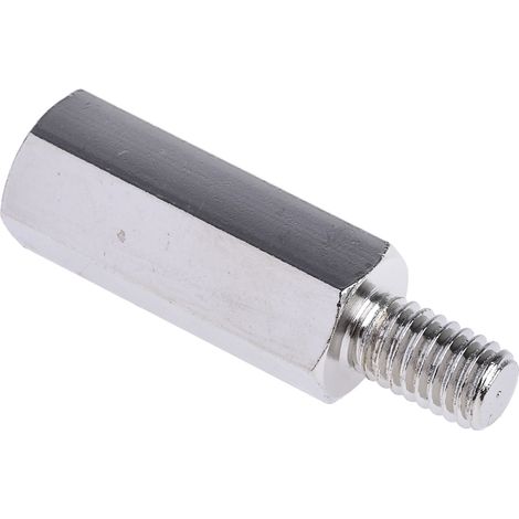 Entretoise filetée RS PRO, longueur 25mm, Mâle / Femelle, M6 x M6 ( Prix pour Sachet de 50 ) (1/3)