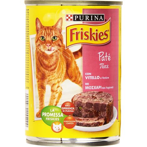 Friskies Patè vitello e verdure Purina 400 grammi