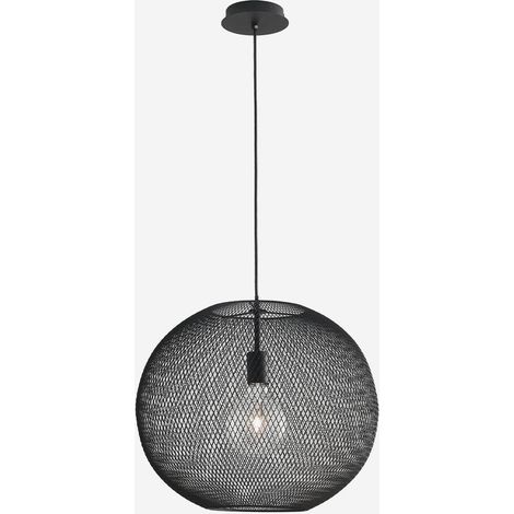 Pendelleuchte aus Metall E27 Esedra - Schwarz (1/3)
