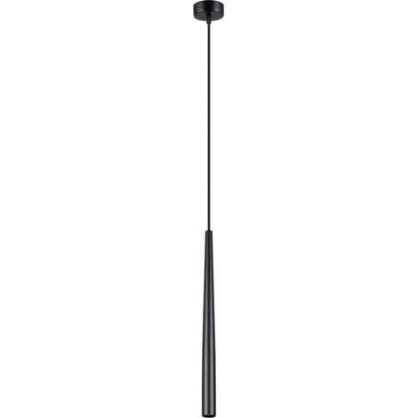 Suspension tube noire moderne îlot G9 8W Serena PureLume (1/5)