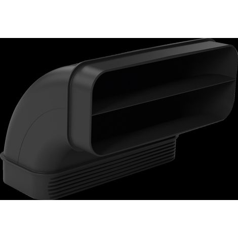 Codo de canalización Neff Z861SB2 negro plástico 222 mm