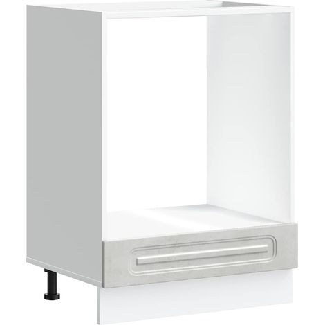 Maison Exclusive - Armadio per Forno Kalmar Grigio Cemento in Legno Multistrato