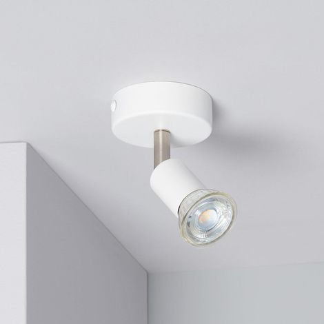 Applique Orientable Aluminium Oasis 1 Spot Blanc Blanc (1/5)