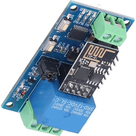 ESP-01 WLAN-Relaismodul, 1 Kanal, 2 Betriebsmodi, Hausautomation, Telefonsteuerung, Smart-Home-Steuerung (1/5)