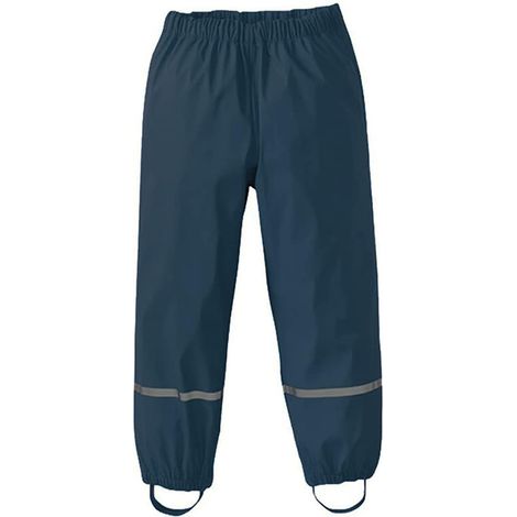 Pantalon de Pluie Unisexe pour Enfant - Imperméable, Coupe-Vent et Respirant - Non Doublé pour Fille et Garçon (98, Rose) (1/5)