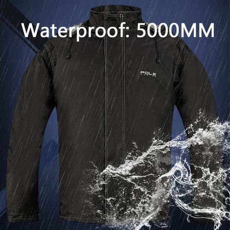 Combinaison de pluie imperméable pour vélo, veste et pantalon unisexe, imperméable de randonnée, vêtements de pluie pour moto et pêche (1/5)