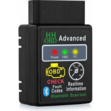 Elm327 V2.1 Obdii Voiture Auto Bt Outil De Diagnostic Interface Scanner Pour Android Verifier Moteur Instrument Automobile Dysfonctionnement Detecteur (1/5)