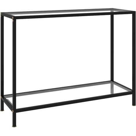 Table console-Table d'entrée Transparent 100x35x75 cm Verre trempé 604117 (1/5)