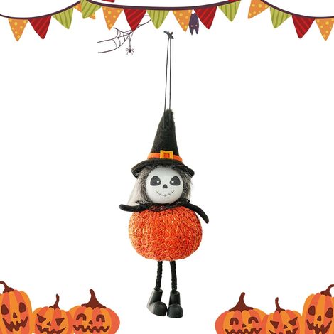 Décorations d'arbre d'Halloween, décorations de fête saisonnières à la maison, pendentifs poupées fantômes (1/5)
