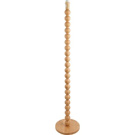 Base lampada da terra bambù scandinava CANE Endon E27 10W (1/5)