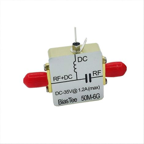 Alimentation en T de polarisation 50 MHz-6 GHz, boîtier de polarisation coaxial à faible perte d'insertion pour antenne SDR radioamateur (1/5)