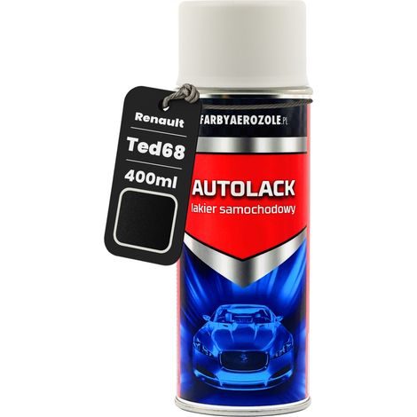 Vernice spray per auto Renault Traffic Ted68 Black Metal 400ml (1/4)