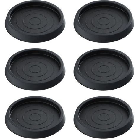 6 Pièces Patins Antidérapants pour Pieds de Meubles, Patin Caoutchouc Antidérapant Patins Rond Pied de Chaise pour Protection du (1/3)
