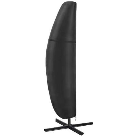Housse de Protection pour Parasol Déporté en Tissu Oxford 420D imperméable, Housse parasol Deporte Anti-UV avec Fermeture éclair (280 x 30/81/50cm) (1/4)