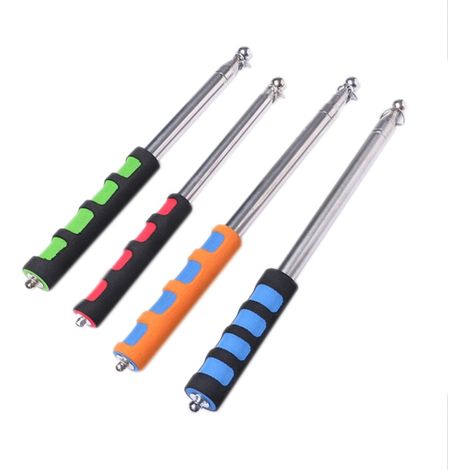 Nouveau mât de drapeau télescopique portable et rétractable de 2 m, couleur aléatoire. (1/5)