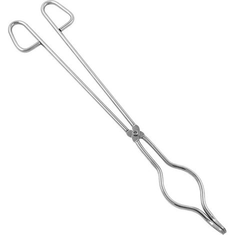 Pinces à creuset de 40 cm - Acier inoxydable - Adaptées à une utilisation en laboratoire et en milieu industriel (1/4)