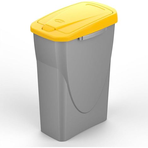 PATTUMIERA per RACCOLTA DIFFERENZIATA Colore GIALLO 40 Litri ECOBIN 25x42x61,5 cm 40 Litri Colore Giallo (1/5)