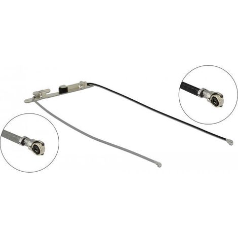 antena de red delock twin antenna ganancia 3.18 dBi