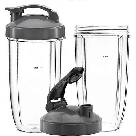Verre Mélangeur de Rechange pour Centrifugeuse 900W 600W, Gobelet Mixeur Universel
