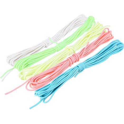 Bracelet paracorde 550 ultra résistant 9 brins, corde lumineuse 7,6 mètres, brillante, corde de parachute DIY (1/5)