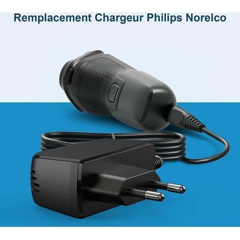 Chargeur Secteur 15V pour Rasoir et Tondeuse, Compatible Série 1000 à 9000 et OneBlade QP65xx QP66xx, Adaptateur Alimentation de Rechange