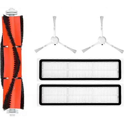 Set di 5 accessori estremamente resistenti per gli aspirapolvere robot Dreame D9, D9 Max e L10 Pro: spazzola laterale, filtro HEPA. (1/5)