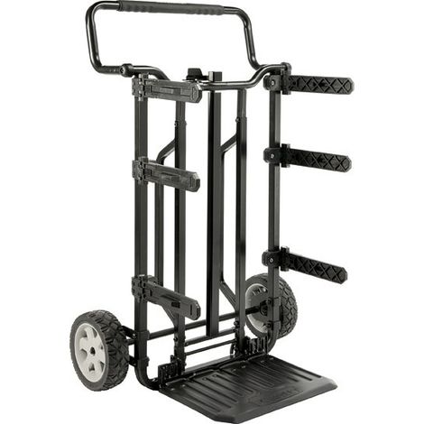 Dewalt – Chariot à roulettes pour mallettes – Hauteur réglable – Compartiment arrière pour outils – 2 grandes roues caoutchouc – Charge max 120kg – 170324 (1/10)