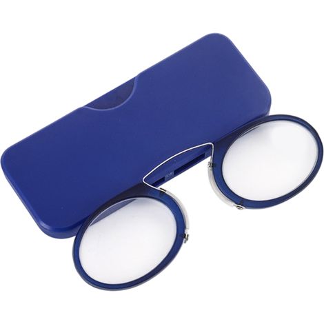 2 paires lunettes de lecture, ultra-minces type carte, avec pince-nez, adhésives pour téléphone portable, pour personnes âgées (1/5)