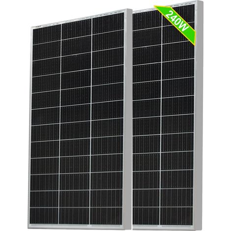Panneau Solaire, Monocristallin, Haute Efficacité, panneau solaire de 240w (1/2)