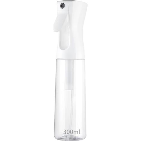 Sprühflasche [300 ml], Nachfüllbare Sprühflasche, Ideal für Reinigungsmittel, Sprühflaschen für Kosmetik und Reinigung [Weiß] (1/5)